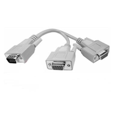 Imagem de Cabo Y VGA - Liga 2 monitores / TV em 1 Saida VGA