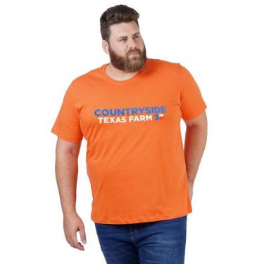 Imagem de Camiseta T-Shirt Masculina Cm-475 Plus Size Texas Farm