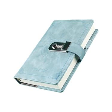 Imagem de Generic Diário com bloqueio, bloqueio de senha notebooks bloqueio diário escrita caderno diário de bloqueio pessoal para negócios, Azul