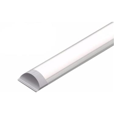 Imagem de Luminária Tubular Led 60cm Slim Branco Frio 6000k 20w Completa