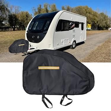 Imagem de Andacar Capa de engate de caravana, capa de reboque à prova d'água, capas universais de engate de reboque, chuva, neve, capa de bola de engate à prova de poeira - 91 x 61 x 15 cm.