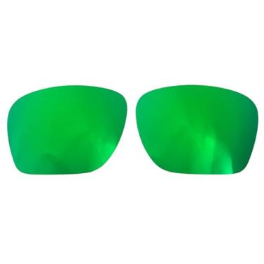 Imagem de Wetnenss Substituição para óculos de sol Oakley Sylas OO9448 57 mm/1,5 mm polarizado/fácil de instalar (verde)