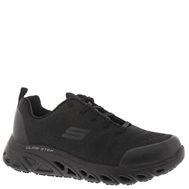 Imagem de Skechers Women's Work Relaxed Fit Glide-Step SR Slip Resistant Sneakers, Black, 11