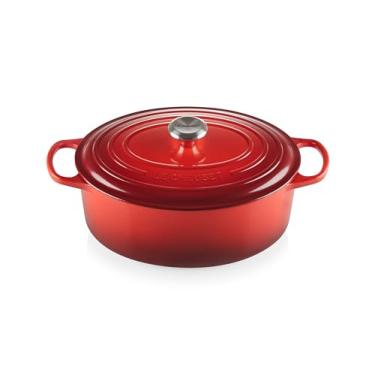 Imagem de Le Creuset Panela Oval 31 cm Ferro Fundido Esmaltado Signature Vermelho