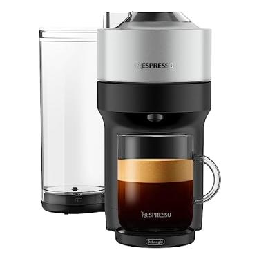 Imagem de Nespresso Máquina de café e café expresso Vertuo Pop+ Deluxe da De'Longhi, prata