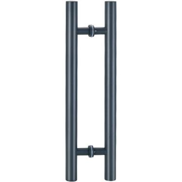 Imagem de Puxe a porta da cozinha do chuveiro puxa interior exterior maçanetas modernas para portas de vidro deslizantes, maçaneta da porta moderna de entrada dupla face, barra redonda do chuveiro do