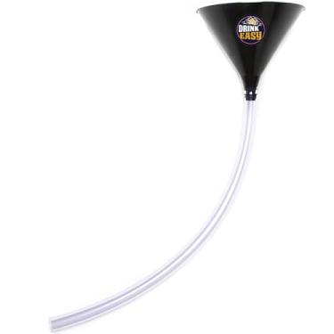 Imagem de Premier Beer Bong Funil comporta 1,134 g, feito nos EUA para jogos de bebida, despedida de solteiro e bagageiro (7 cores de funil para escolher) (preto)