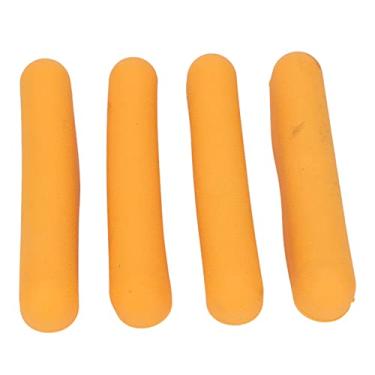 Imagem de Almofadas de Muletas para Antebraços Superfície Texturizada que Evita Escorregões Pacote de 4 Unidades de Alta Resiliência Garante Conforto As Almofadas de Muletas São Feitas de TPR (Laranja)