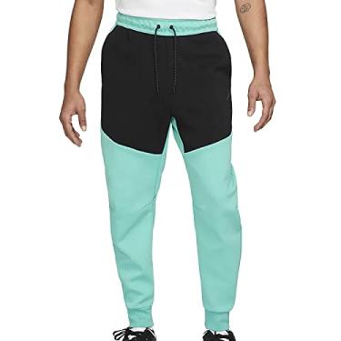 Imagem de Nike Sportswear Tech Fleece Men's Joggers,Washed Teal/Black/Black (XX-Large, Washed Teal/Black/Black)