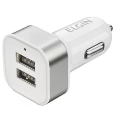 Imagem de Carregador Veicular Pra Carro Usb dupla Automotivo Turbo - A.R Varieda
