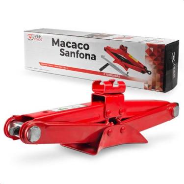 Imagem de Macaco Tipo Sanfona 2 Toneladas Carro Universal Reforçado Portátil - O