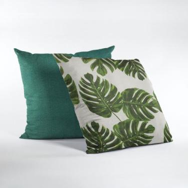 Imagem de Kit Capas de Almofadas Decorativas Lisa Estampada 45 X 45 - MUMUDECOR,
