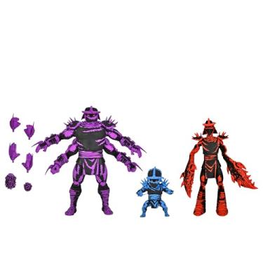 Imagem de NECA Collectible Teenage Mutant Ninja Turtles (Mirage Comics) - 7" Scale Action Figure - Shredder Clones 3 Pack
