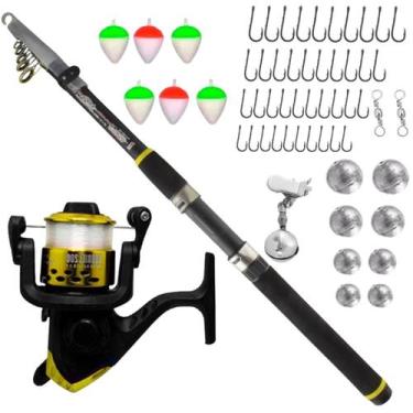 Imagem de Vara De Pesca Telescopica Completa 2,70m Molinete E Acessórios - Summe