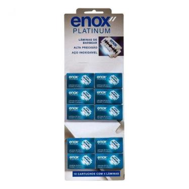 Imagem de Lâminas de Barbear para Navalha Aço Inoxidável 1 Cartela Com 40 Unidad