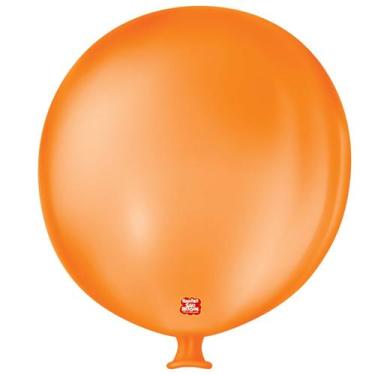 Imagem de Balão de Festa Látex Gigante 3 pés - 91cm - Laranja Mandarim - 1 unida