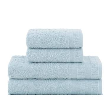 Imagem de Kit 2 Toalhas de Banho +2 Rosto Botanique Extra Soft Buddemeyer, Verde