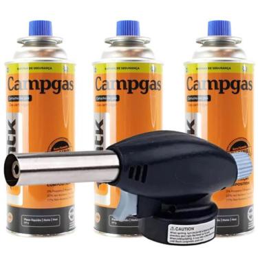 Imagem de Maçarico Culinário Portátil Com Regulagem Gourmet + Refil - Nautika, 3