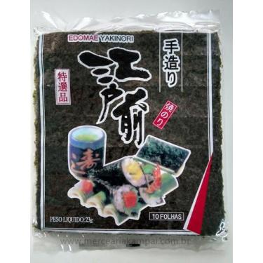 Imagem de Alga Yakinori Para Sushi 22g - Edomae 10 Folhas - Seiwa