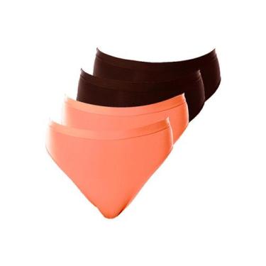 Imagem de Kit com 4 Calcinhas Demillus 26826, Bege, EG