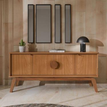 Imagem de Buffet Aparador Paris 4 Portas 168cm Marrom