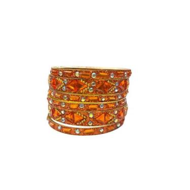 Imagem de Conjunto De Pulseiras Indianas Coloridas 7 Cm - Loja da Índia