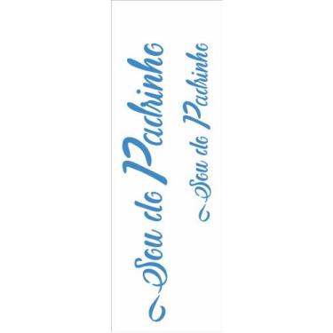 Imagem de Stencil Pintura Frase Sou do Padrinho 10x30 2992 Opa