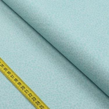 Imagem de Tecido Estampado para Patchwork - Textura : Curvas Fundo Verde (0,50x1