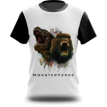 Imagem de Camiseta Camisa King Kong VS Godzilla 14 - Fabriqueta, G
