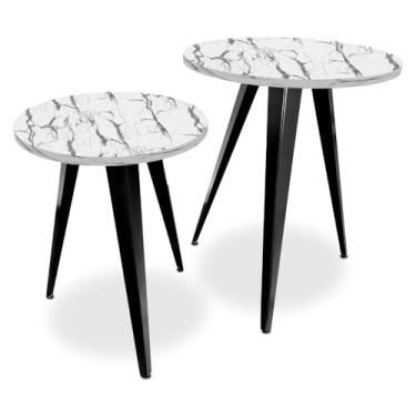 Imagem de Conjunto Mesas de Canto Ornes - Preto/vulcano