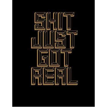 Imagem de SHIT JUST GOT REAL: Irreverent Swearing Wedding Planner and Organizer