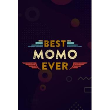 Imagem de Christmas Journal & Planner - Best Momo Ever Retro Vintage Unique Gifts for Momo Nice: Momo, Lined writing notebook journal for christmas lists, planning, menus, gifts, and more,Daily