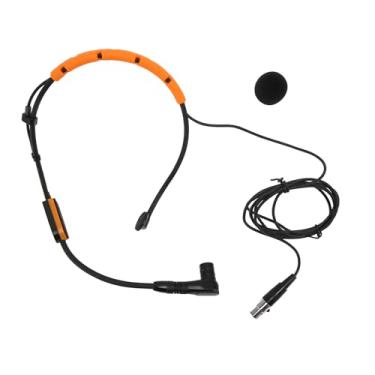 Imagem de Microfone de Cabeça, Microfone de Fone de Ouvido Com Conector XLR Padrão de 3 Pinos, Microfone Condensador de Cabeça para PGA31 SM31 SM35 Fone de Ouvido de Fitness, Canto,