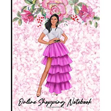 Imagem de Online Shopping Notebook: Cute Writing Journaling Note Book College Student Notebook, Girls Journal, Teenager Class, Large Soft Cover Composition Sisters Niece