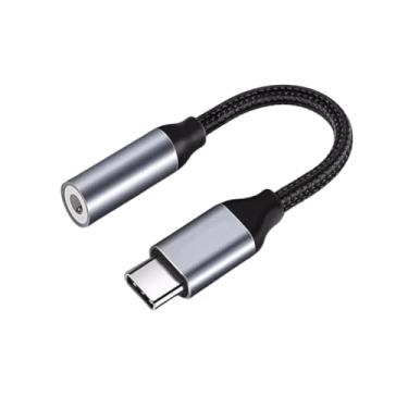 Imagem de Cabo Adaptador Tipo C Para P2 3.5mm Compatível com Todos Fone de Ouvido e Dispositivos Android e IOS USB-C Compatível todos celulares com entrada Usb C