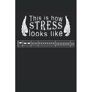 Imagem de Taccuino del batterista per i musicisti della batteria: Notebook con pagine 120 in formato DIN A5 (6x9). Può anche essere usato come diario.