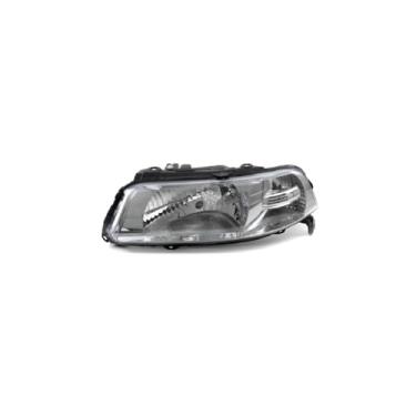 Imagem de Farol Gol G3 Lado Esquerdo Simples Lente Cromada 1 Unidade (Preto)