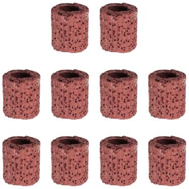 Imagem de ZZHXSM 10 peças de base de cerâmica para cultivo de plantas de aquário anel de fixação de plantas aquáticas de 25 mm OD anel de gravidade anel decorativo para aquários de plantas aquáticas anel de