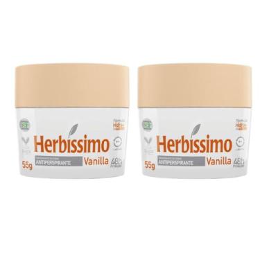 Imagem de Kit 2 Desodorante Creme Vanilla Herbíssimo 55G - Dana - Dana Cosmético