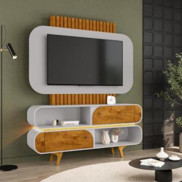 Imagem de Home TV 55 Polegadas Genebra Naturalle/Off-White - CasaH