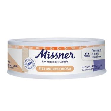 Imagem de Fita Microporosa Bege 1,2cm X 10m - Missner