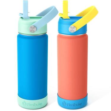 Imagem de Garrafa de Água Térmica Fimibuke Kids - 530ml (2 Unidades) - Aço Inoxi