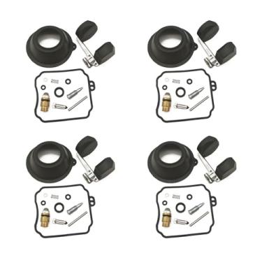 Imagem de Kit de reparo de carburador flutuante e junta de agulha flutuante de diafragma a vácuo para YAMAHA XV250 Virago XVS650 V-STAR XV XVS 250 650