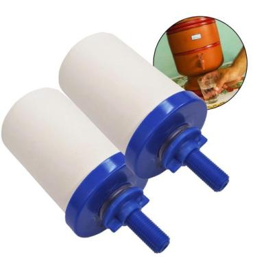 Imagem de Kit 2 Velas Cerâmicas para Filtros por Gravidade Água Purificada Saudá