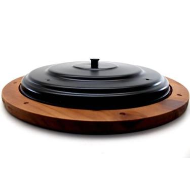 Imagem de Tábua para Pizza de 35cm com Tampa em Alumínio - EL TORO CUTELARIA 