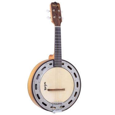 Imagem de Banjo Estudante Rozini RJ14 Elétrico Caixa Larga - Fosco Imbuia RJ14. EL. F. I