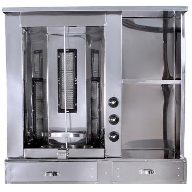 Imagem de Churrasco Grego de Balcão R2 em Inox com Gavetas R0087