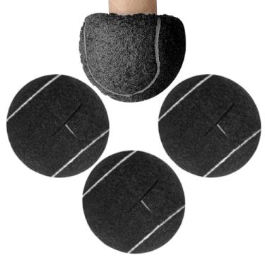 Imagem de Bolas de tênis para as pernas da cadeira, de piso de tênis da bola, Coberturas de deslizamento do piso de feltro para serviço pesado, Anti Slip Rubber Glide Cobertings Capas de pé para sala de estar p