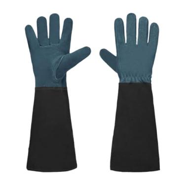 Imagem de Ioensy Luvas de plantio de manga longa espinhos anti -jardineiro premium presente portátil de calor portátil Acessórios de trabalho agrícola de jardinagem, S