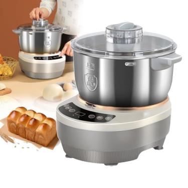 Imagem de KKSOUFX Misturador De Farinha De 5l/7l, Amassador De Massa Com FunçãO De FermentaçãO,Fermentador De PãO Com Temporizador E Painel De Toque, Fermentador De Massa De 25-38°C